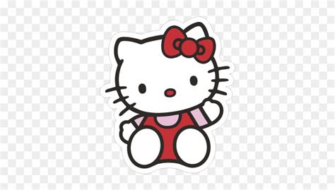 500 X 500 19 - Hello Kitty Saying Hi - Free Transparent PNG Clipart Images Download