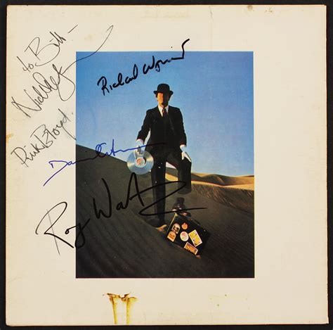 Lot Detail - Pink Floyd "Wish You Were Here" Album Signed by All Four