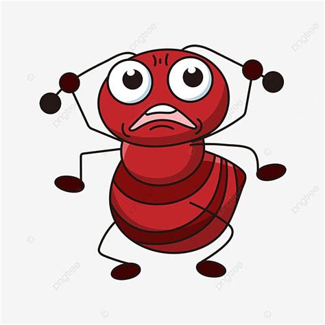 Angry Ant Vector Hd Images, Ant Clipart Angry Scratching Red Ant, Illustration, Get Angry ...