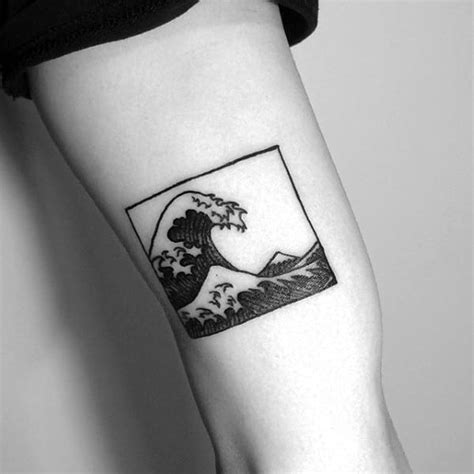 59 Cool Japanese Wave Tattoo Designs for Men