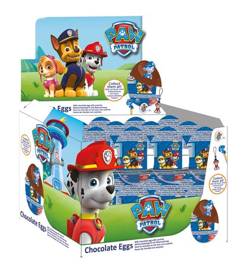 10 Eggs - PAW Patrol Chocolate Surprise Eggs with Prize Inside | eBay