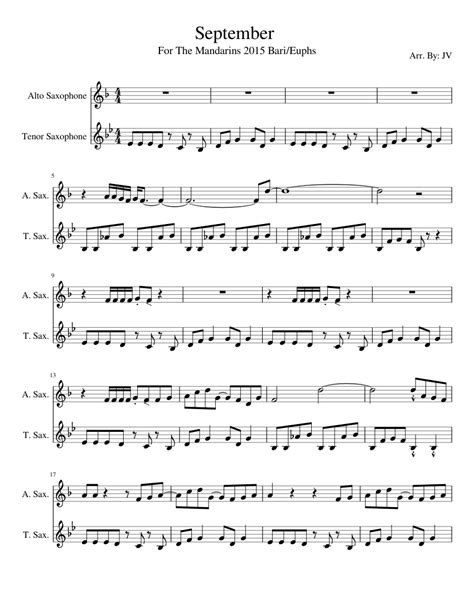 Free Printable Tenor Saxophone Sheet Music - Free Templates Printable