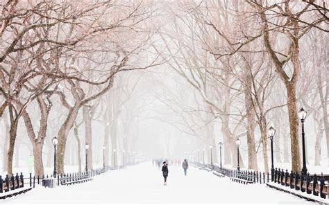 Central Park Winter Scenes Wallpapers - Wallpaper Cave