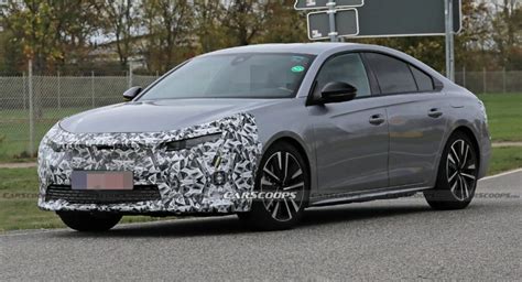 2023 Peugeot 508 Facelift Spied In Both Sedan And Wagon Forms | Carscoops