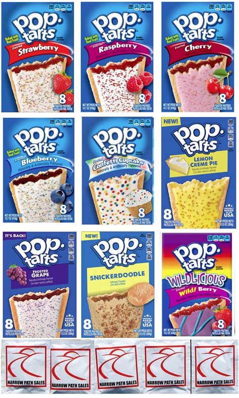 Buy Pop Tarts Variety Pack FRUIT FLAVORED Sampler, 9 Pack! Bundle of 9 ...