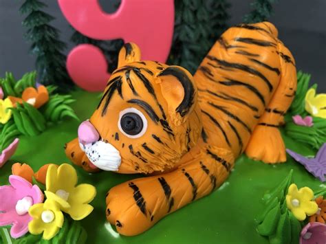 Tiger Themed Birthday Cake — Skazka Cakes