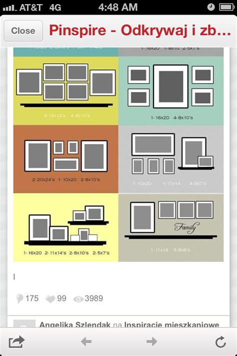 Hanging pictures (1) | Picture frame layout, Frame layout, Home deco