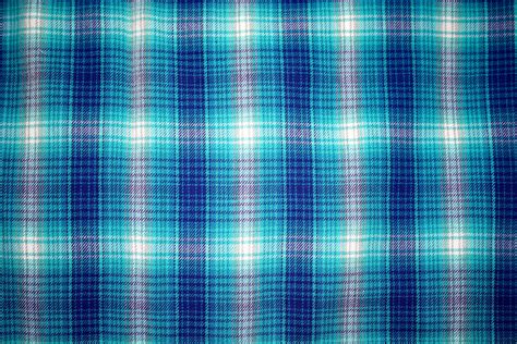 Blue Plaid Fabric Texture – Photos Public Domain