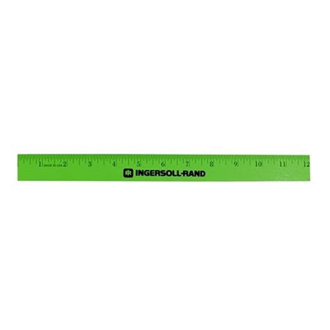 Enamel Wood Ruler - 12"