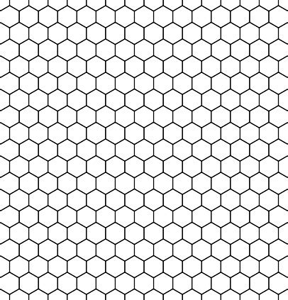 Seamless Honeycomb Pattern Vector Stock Illustration - Download Image Now - iStock