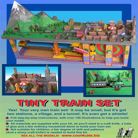 Tiny Train Set - Cool4Cats:Amazing Card Kits