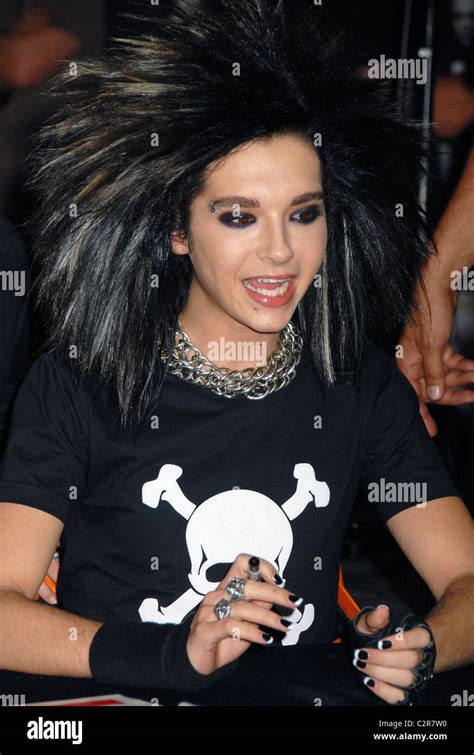 Bill Kaulitz of the German band Tokio Hotel at an album signing at Virgin Megastore in Times ...