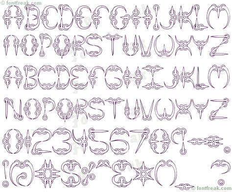 Font Freak, Claw - Freeware by Ænigma Fonts