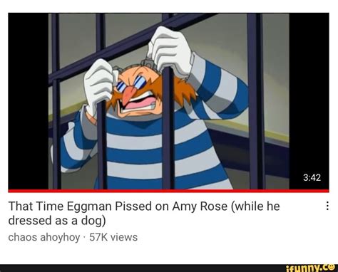 That Time Eggman Pissed on Amy Rose (while he dressed as a dog) chaos ahoyhoy views - iFunny Brazil