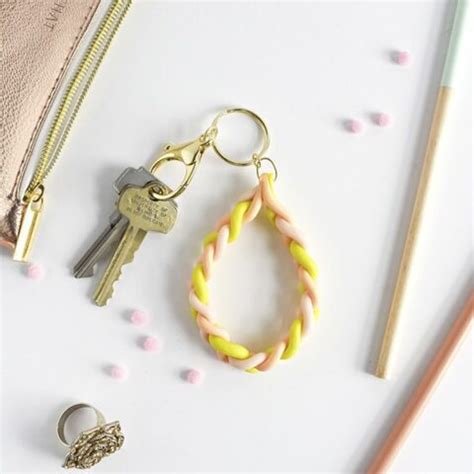 Braided Clay DIY Keychain - Delineate Your Dwelling