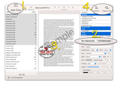 WatermarkPDF - Batch watermark your PDF documents, PDF watermarker for Mac