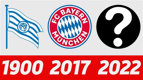 The Evolution of FC Bayern Munich Logo | All Bayern München Football Emblems in History - YouTube