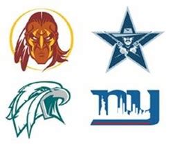 Fake nfl Logos