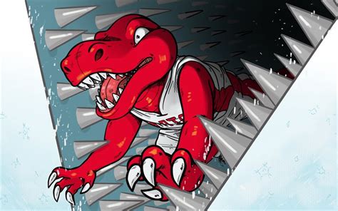 Download wallpapers 4k, The Raptor, fan art, Toronto Raptors, mascot, NBA, creative, USA ...