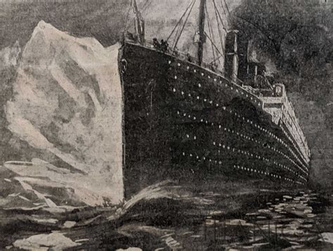 Titanic Strikes the Iceberg | Encyclopedia Titanica