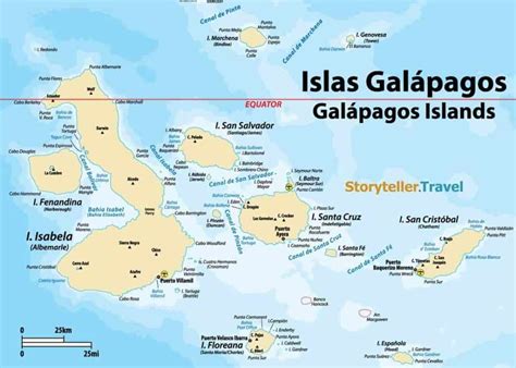 Galapagos Islands Names: Guide to All 33 Islands, Islets (Map ...