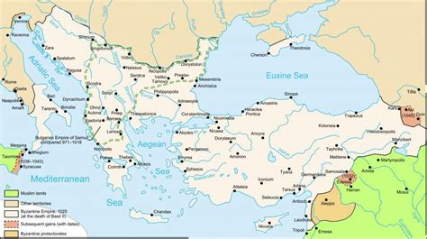 Map Of Byzantine Empire With Facts | Istanbul Tour Guide