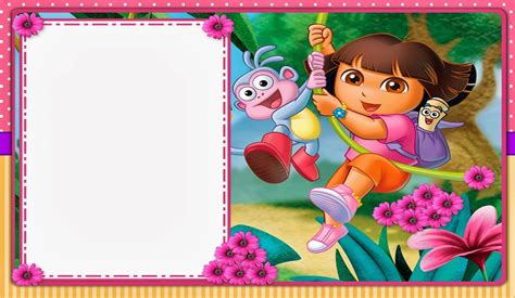 Invitaciónes de dora la exploradora gratis - Imagui