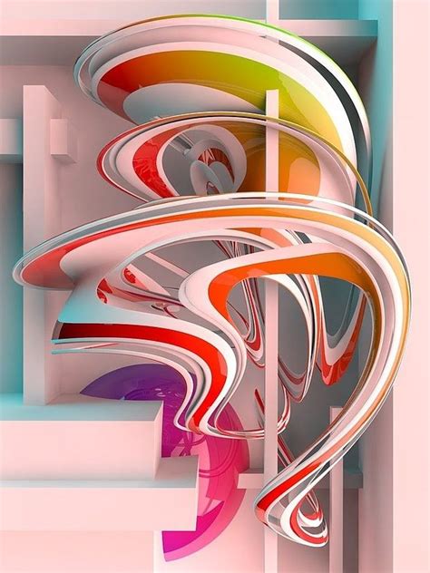 Abstract 3d Art by Paul Corfield | 3d art, Abstract wallpaper, Abstract