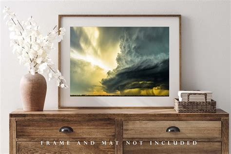 Storm Photography Print Picture of Supercell Thunderstorm - Etsy