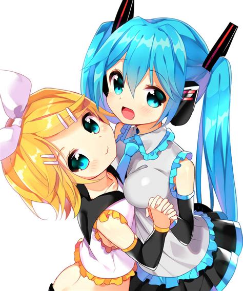 Miku x Rin by VocaloidDiva on DeviantArt