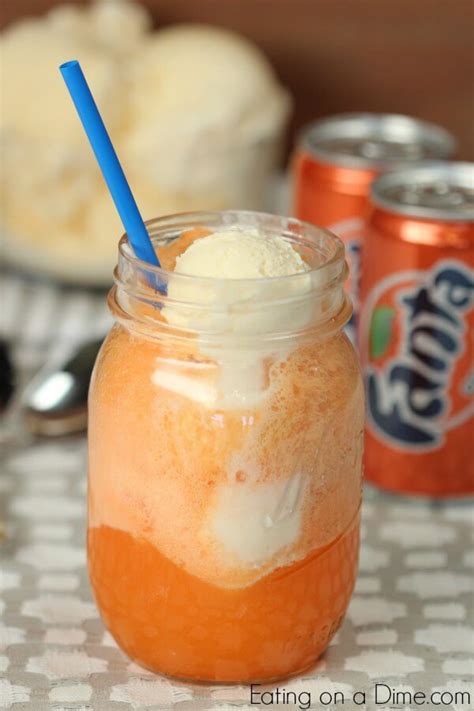 Fanta Ice Cream Float - How to make an ice cream float