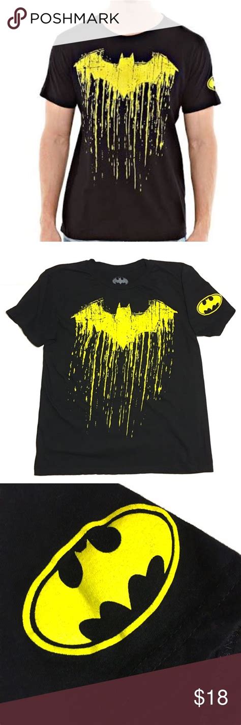 Batman Graphic Tee Mens Small Black | Graphic tees, Men, Tees