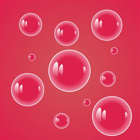 Vector for free use: Red bubbles vector