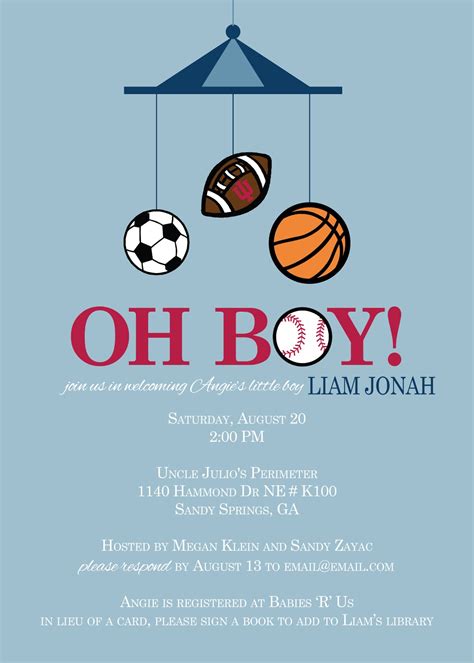 rkDesigns: Sports Theme Baby Shower Ideas