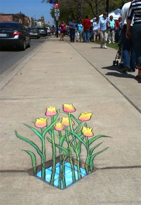 50 Amazing 3D Chalk Drawings