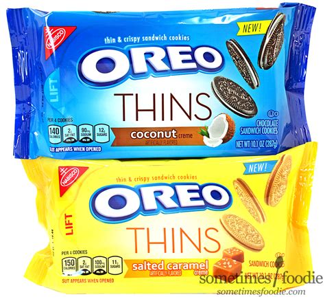 Sometimes Foodie: New Oreo Thin Flavors: Coconut & Salted Caramel