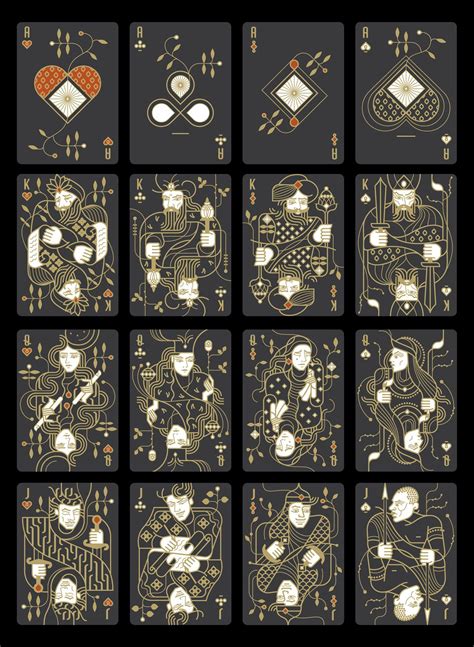 PLAYING CARDS on Behance | Playing cards design, Playing cards art ...