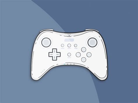 Wii U Pro Controller by Tory Martin on Dribbble