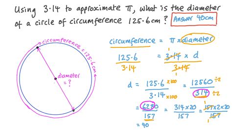 How To Calculate The Diameter Of A Circle