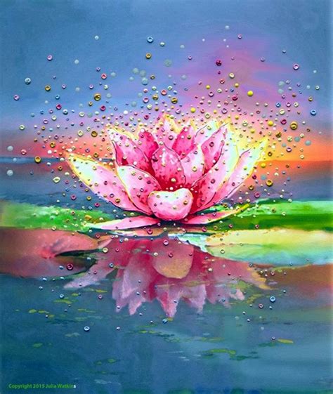 40 Peaceful Lotus Flower Painting Ideas