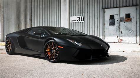 Lamborghini Aventador LP700-4 Black Car Photo wallpaper | 1920x1080 | #17187