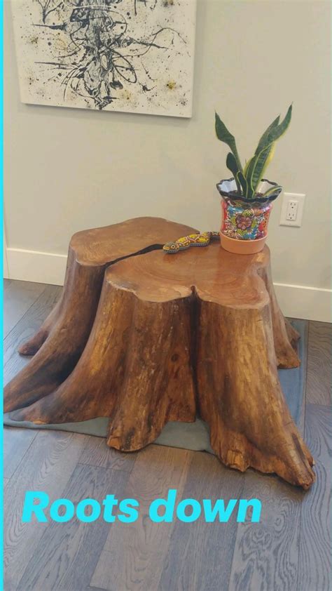 tree stump coffee table | Stump coffee table, Coffee table wood, Tree stump coffee table