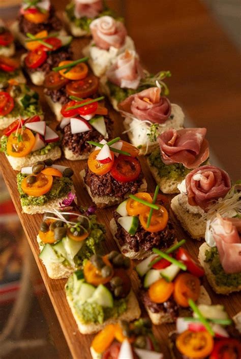 These perfectly easy canapés can be made ahead of time, are served cold, and are simply perfect ...