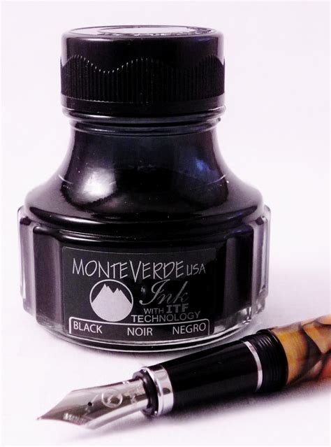 Bottle Ink for Monteverde Fountain pens - Black – Rogue Journals