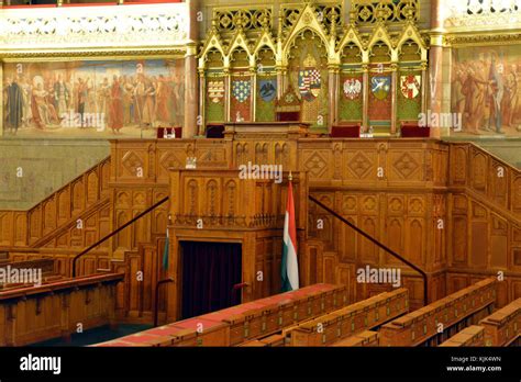 Europe, Hungary, Budapest, Hungarian Parliament Interior Stock Photo - Alamy