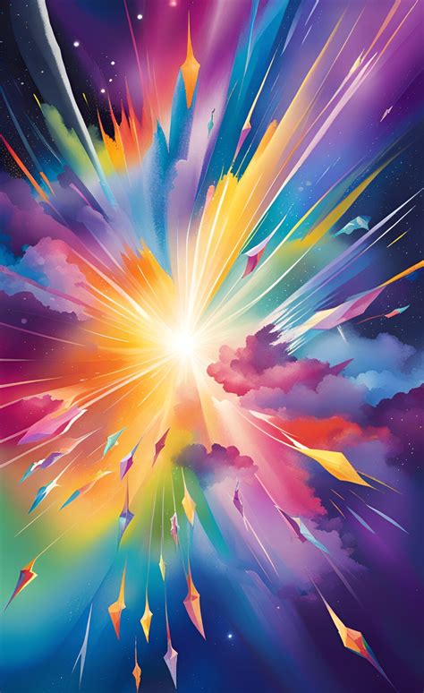 ArtStation - Colorful rainbow lightning explosion 420 jpg wombo art pack | Artworks