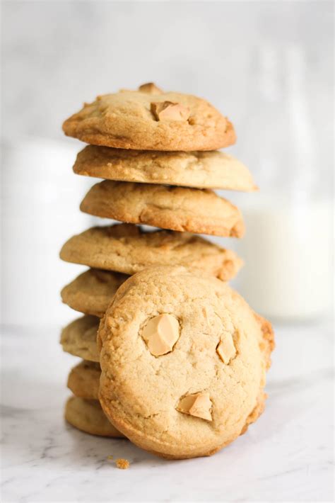 Caramilk Cookies - Cadbury's Caramilk in a cookie - Modest Munchies