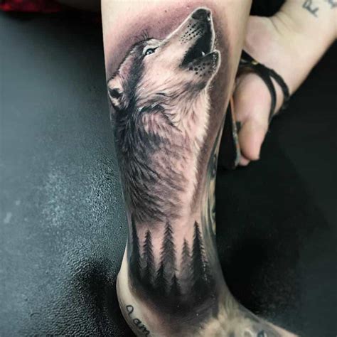 Top 71 Best Howling Wolf Tattoo Ideas - [2021 Inspiration Guide]