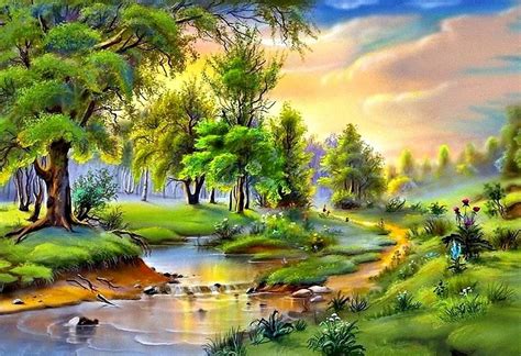 Nature Painting Wallpapers - 4k, HD Nature Painting Backgrounds on WallpaperBat