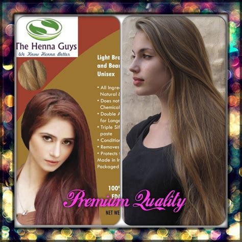 LIGHT BROWN HENNA HAIR DYE/COLOR ORGANIC & 100% CHEMICAL FREE 100grams